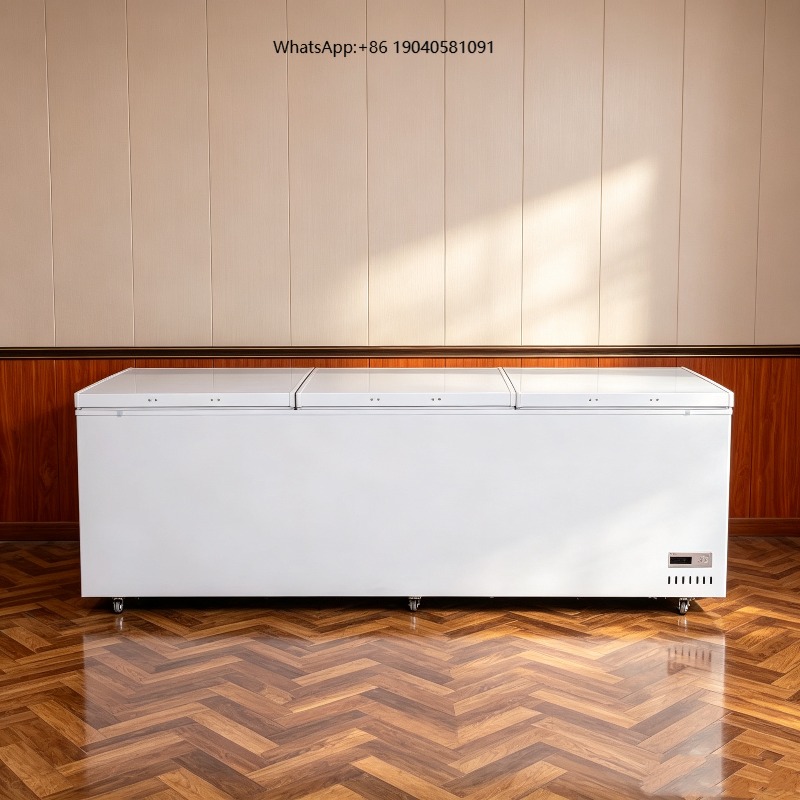 Commercial Chest Freezer - فريزر تجاري بسعة كبيرة، ثلاجة صندوقية