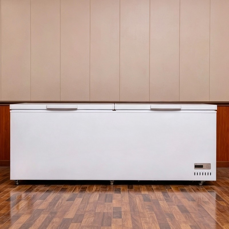 فريزر تجاري بسعة كبيرة، ثلاجة  - مراجعة Commercial Chest Freezer وسعره