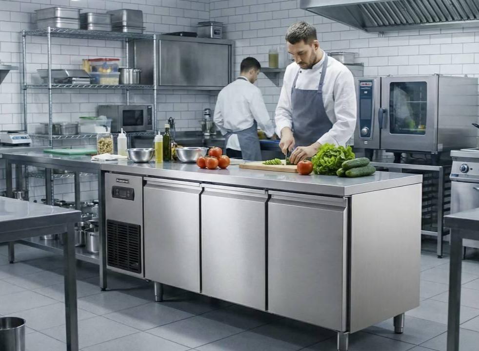 طاولة عمل تجارية من الفولاذ ال - مراجعة Commercial Kitchen Worktops وسعره